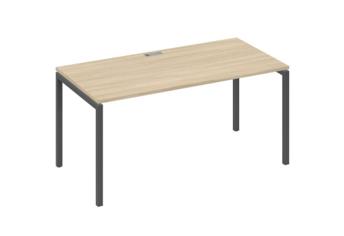 Стол письменный Мира Лофт, цвет дуб скандинавский + антрацит