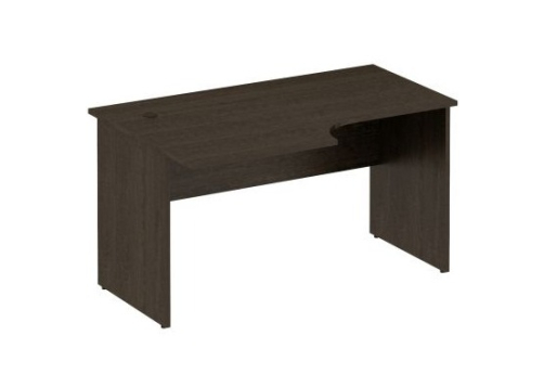 Стол эргономичный компактный левый Тарли, цвет венге