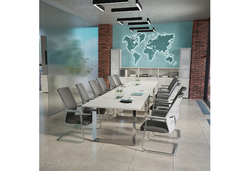 Стол переговорный сборный Виксон, цвет денвер светлый