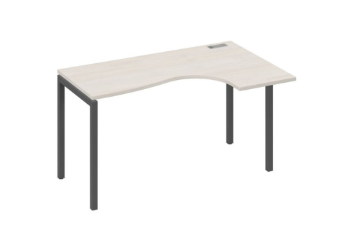 Стол эргономичный правый Классика Мира Лофт, цвет дуб шамони + антрацит