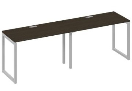 Рабочая станция (2х120) Мира Одри, цвет венге + серый