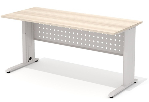 Стол письменный на металлокаркасе Колибри, цвет ясень шимо