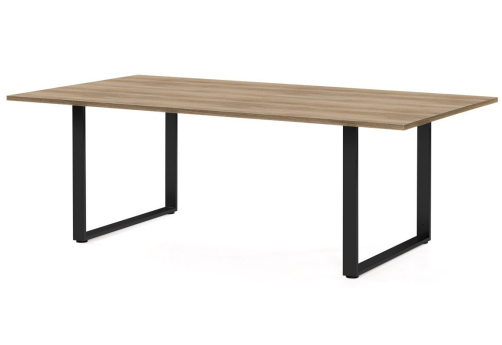 Стол для переговоров Гавана Металл, цвет гавана + черный