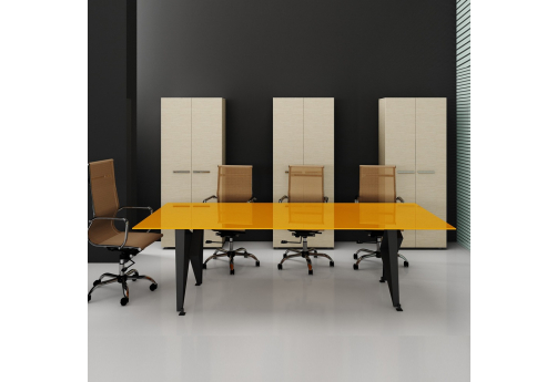 Стол для переговоров Оникс, цвет желтый
