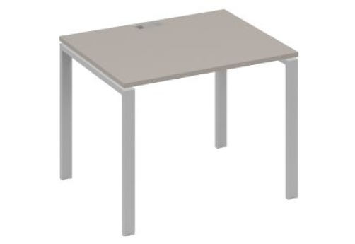 Стол письменный Мира Нумо, цвет мокко премиум + серый