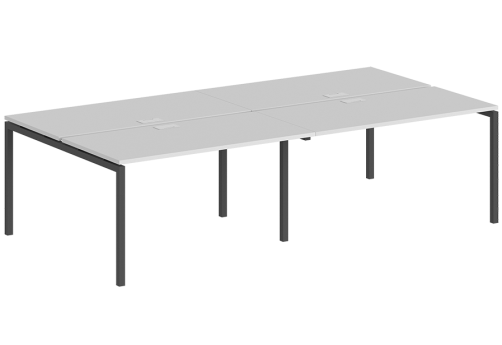 Рабочая станция Индиго Форт, цвет белый + антрацит