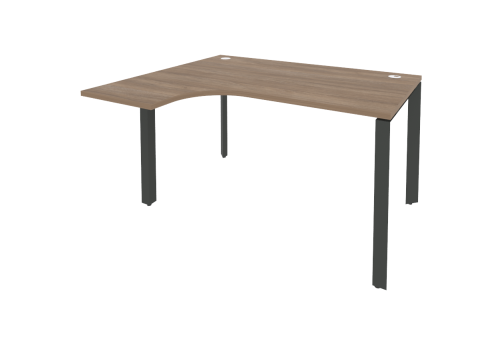 Стол эргономичный левый, цвет дуб аризона