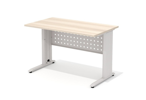 Стол письменный на металлокаркасе Колибри, цвет ясень шимо