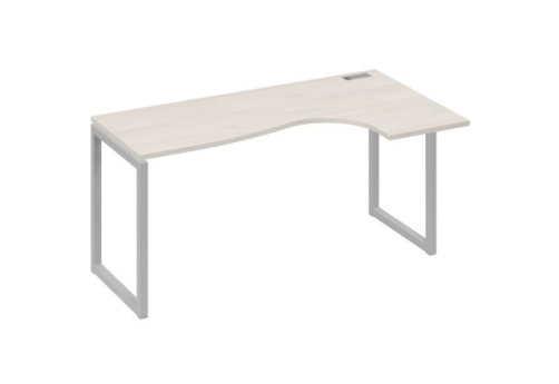 Стол эргономичный правый Мира Одри, цвет дуб шамони + серый