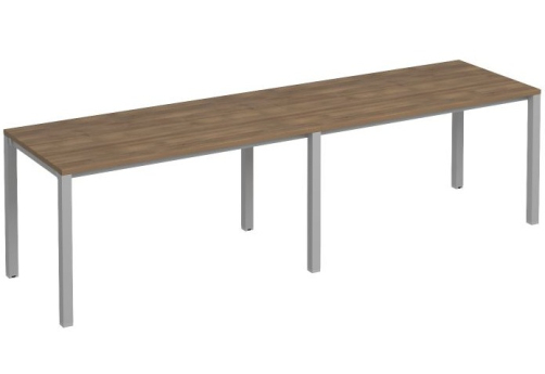 Рабочая станция (2х140) Прайм Металл 50, цвет шамони темный + серый