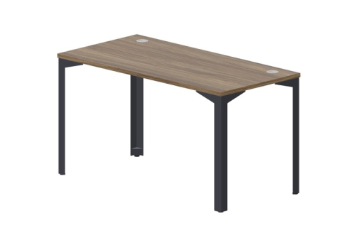 Стол рабочий (2 заглушки) Кристо Персонал, цвет орех