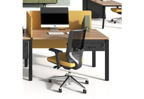 Стол письменный с П-образными опорами Франклин Персонал, цвет дуб