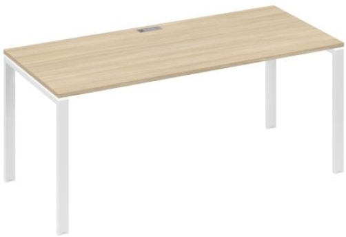 Стол письменный Мира Нумо, цвет дуб скандинавский + белый