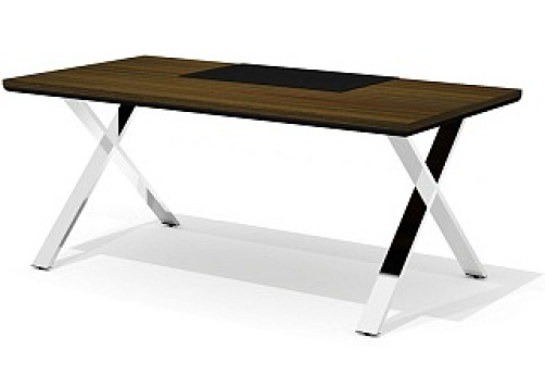 Стол руководителя с бюваром Адриатика, цвет дуб жженый