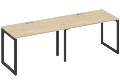 Рабочая станция (2х120) Мира Одри, цвет дуб скандинавский + антрацит