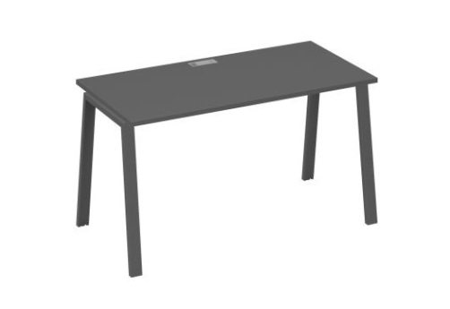 Стол письменный Мира Трио, цвет антрацит премиум + антрацит