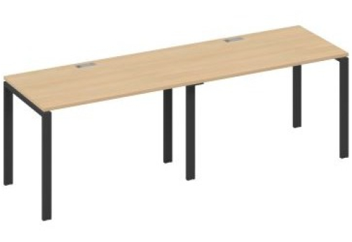 Рабочая станция (2х120) Мира Нумо, цвет натуральный дуб + антрацит
