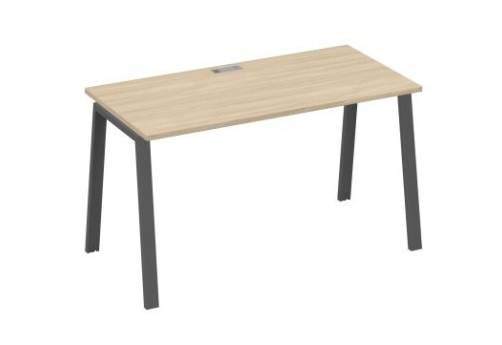 Стол письменный Мира Трио, цвет дуб скандинавский + антрацит