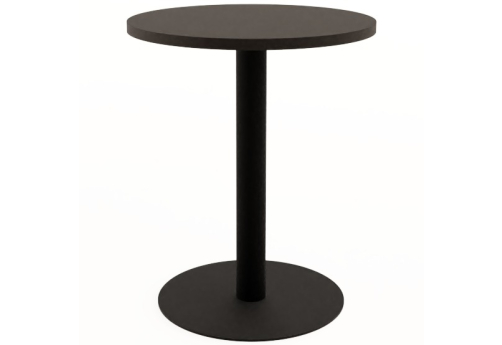 Стол обеденный круглый Мальта, цвет графит