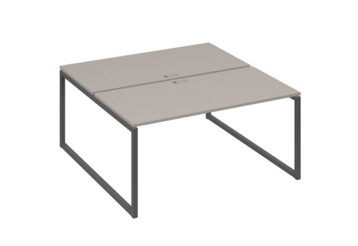 Рабочая станция (2х160) Мира Одри, цвет мокко премиум + антрацит