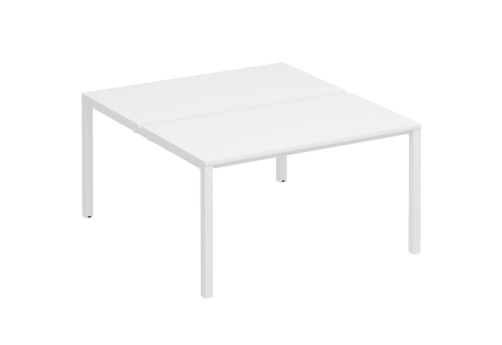 Рабочая станция (2х140) Прайм Металл 50, цвет белый + белый