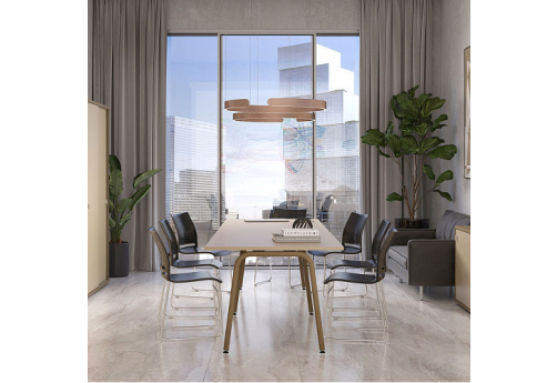 Стол переговорный (двойной) Макси Клик, цвет капучино