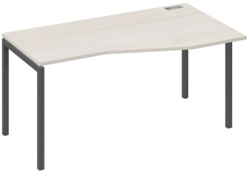 Стол эргономичный правый Техно Мира Лофт, цвет дуб шамони + антрацит