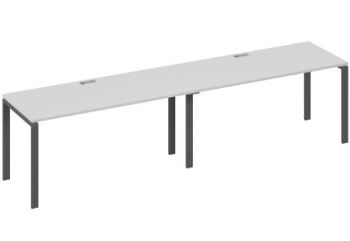 Рабочая станция (2х160) Мира Нумо, цвет серый + антрацит