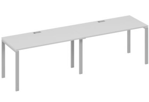 Рабочая станция (2х140) Мира Нумо, цвет серый + серый