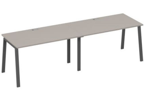 Рабочая станция 2х140 Мира Трио, цвет мокко премиум + антрацит