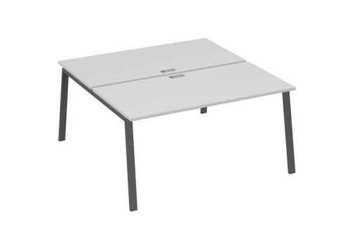 Рабочая станция 2х160 Мира Трио, цвет серый + антрацит