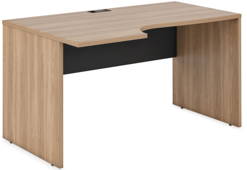 Стол эргономичный левый Франклин Персонал, цвет дуб