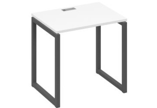 Стол письменный Мира Одри, цвет белый премиум + антрацит