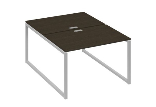 Рабочая станция (2х120) Мира Одри, цвет венге + серый