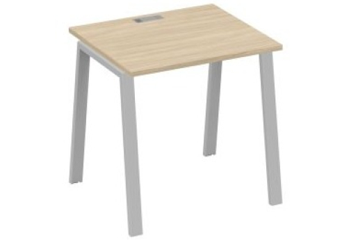 Стол письменный Мира Трио, цвет дуб скандинавский + серый