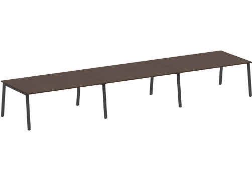 Стол для переговоров (3 столешницы), цвет венге