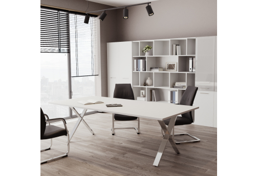 Стол для переговоров Квентин, цвет белый