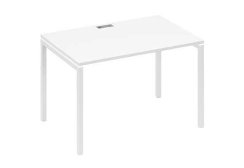 Стол письменный Мира Лофт, цвет белый премиум + белый