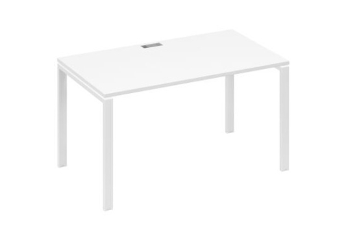 Стол письменный Мира Нумо, цвет белый премиум + белый