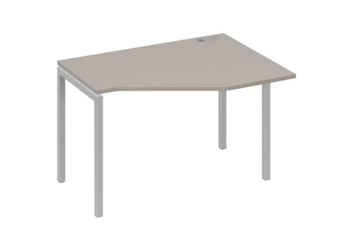 Стол эргономичный правый Техно Мира Лофт, цвет мокко премиум + серый