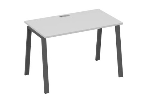Стол письменный Мира Трио, цвет серый + антрацит