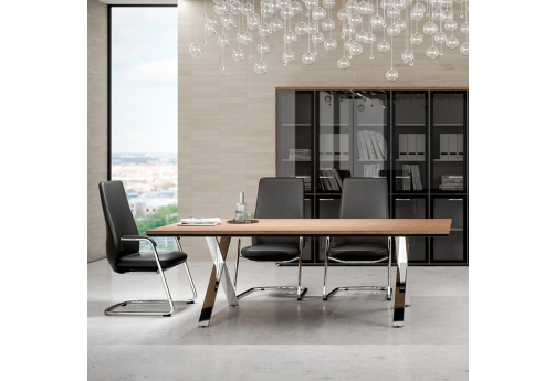 Стол для переговоров Адриатика, цвет орех