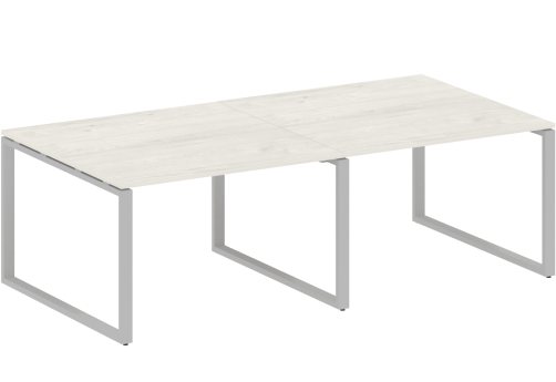 Стол для переговоров (2 столешницы), цвет дуб новара