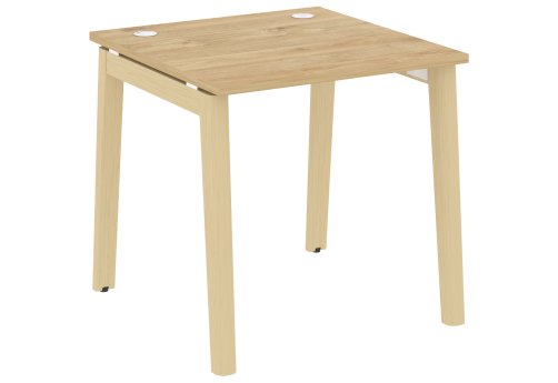 Стол прямой, цвет тиквуд светлый