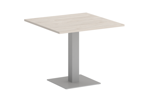 Стол для переговоров квадратный, цвет денвер светлый