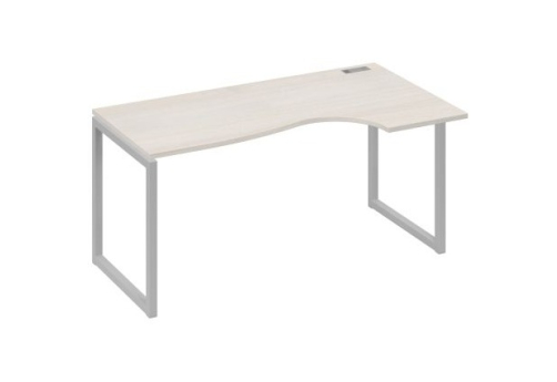 Стол эргономичный правый Мира Одри, цвет дуб шамони + серый