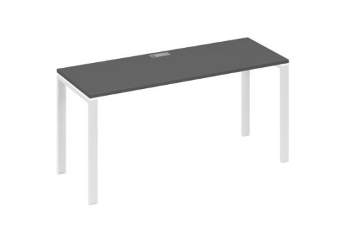 Стол письменный Мира Нумо, цвет антрацит премиум + белый