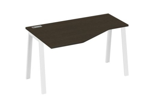 Стол эргономичный левый Мира Трио, цвет венге + белый