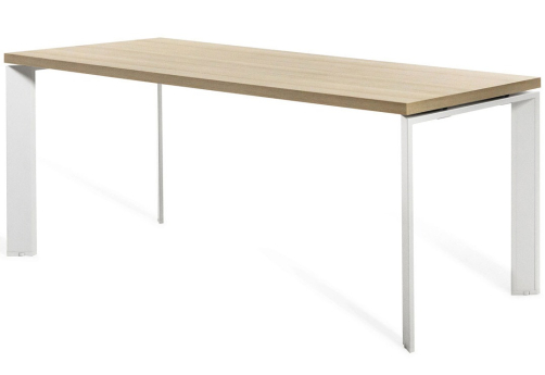 Стол рабочий Вайли Металл, цвет дуб светлый