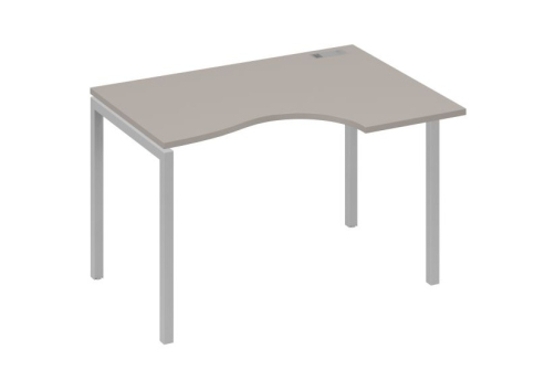 Стол эргономичный правый Классика Мира Лофт, цвет мокко премиум + серый
